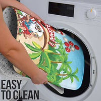 Hawaii Santa Parrot Christmas Bathroom Set Summer Vibe - Wonder Print Shop