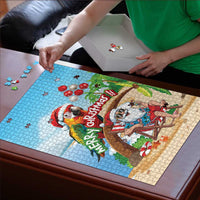 Hawaii Santa Parrot Christmas Puzzle Summer Vibe - Wonder Print Shop