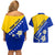 Bosnia and Herzegovina Independence Day Couples Matching Off Shoulder Short Dress and Hawaiian Shirt Bosna i Hercegovina Lily - Wonder Print Shop