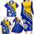 Bosnia and Herzegovina Independence Day Family Matching Long Sleeve Bodycon Dress and Hawaiian Shirt Bosna i Hercegovina Lily - Wonder Print Shop