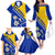 Bosnia and Herzegovina Independence Day Family Matching Off Shoulder Long Sleeve Dress and Hawaiian Shirt Bosna i Hercegovina Lily - Wonder Print Shop