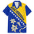 Bosnia and Herzegovina Independence Day Family Matching Puletasi and Hawaiian Shirt Bosna i Hercegovina Lily - Wonder Print Shop