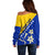 Bosnia and Herzegovina Independence Day Off Shoulder Sweater Bosna i Hercegovina Lily - Wonder Print Shop