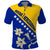 Bosnia and Herzegovina Independence Day Polo Shirt Bosna i Hercegovina Lily - Wonder Print Shop