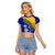 Bosnia and Herzegovina Independence Day Raglan Cropped T Shirt Bosna i Hercegovina Lily - Wonder Print Shop