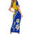 Bosnia and Herzegovina Independence Day Short Sleeve Bodycon Dress Bosna i Hercegovina Lily - Wonder Print Shop