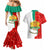 Bulgaria Liberation Day Couples Matching Mermaid Dress and Hawaiian Shirt Lion With Rose Flag Style - Wonder Print Shop