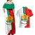 Bulgaria Liberation Day Couples Matching Off Shoulder Maxi Dress and Hawaiian Shirt Lion With Rose Flag Style - Wonder Print Shop