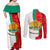 Bulgaria Liberation Day Couples Matching Off Shoulder Maxi Dress and Long Sleeve Button Shirt Lion With Rose Flag Style - Wonder Print Shop