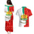 Bulgaria Liberation Day Couples Matching Puletasi and Hawaiian Shirt Lion With Rose Flag Style - Wonder Print Shop