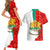 Bulgaria Liberation Day Couples Matching Short Sleeve Bodycon Dress and Hawaiian Shirt Lion With Rose Flag Style - Wonder Print Shop