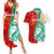 Bulgaria Liberation Day Couples Matching Summer Maxi Dress and Hawaiian Shirt Lion With Rose Flag Style - Wonder Print Shop