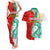 Bulgaria Liberation Day Couples Matching Tank Maxi Dress and Hawaiian Shirt Lion With Rose Flag Style - Wonder Print Shop