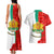 Bulgaria Liberation Day Couples Matching Tank Maxi Dress and Hawaiian Shirt Lion With Rose Flag Style - Wonder Print Shop