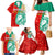 Bulgaria Liberation Day Family Matching Mermaid Dress and Hawaiian Shirt Lion With Rose Flag Style - Wonder Print Shop