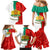 Bulgaria Liberation Day Family Matching Mermaid Dress and Hawaiian Shirt Lion With Rose Flag Style - Wonder Print Shop