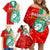 Bulgaria Liberation Day Family Matching Off Shoulder Short Dress and Hawaiian Shirt Lion With Rose Flag Style - Wonder Print Shop