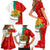 Bulgaria Liberation Day Family Matching Short Sleeve Bodycon Dress and Hawaiian Shirt Lion With Rose Flag Style - Wonder Print Shop