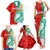 Bulgaria Liberation Day Family Matching Tank Maxi Dress and Hawaiian Shirt Lion With Rose Flag Style - Wonder Print Shop