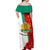 Bulgaria Liberation Day Off Shoulder Maxi Dress Lion With Rose Flag Style - Wonder Print Shop