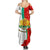 Bulgaria Liberation Day Summer Maxi Dress Lion With Rose Flag Style - Wonder Print Shop