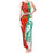 Bulgaria Liberation Day Tank Maxi Dress Lion With Rose Flag Style - Wonder Print Shop