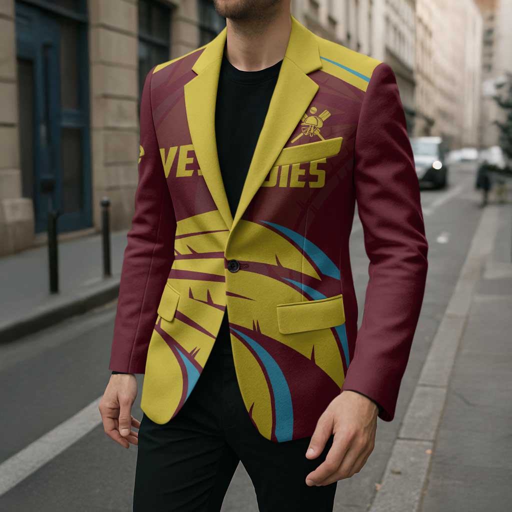 Custom Cricket 2026 West Indies Blazer Windies Go Champions