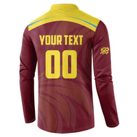 Custom Cricket 2026 West Indies Button Sweatshirt Windies Go Champions