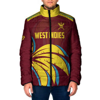 Custom Cricket 2026 West Indies Padded Jacket Windies Go Champions
