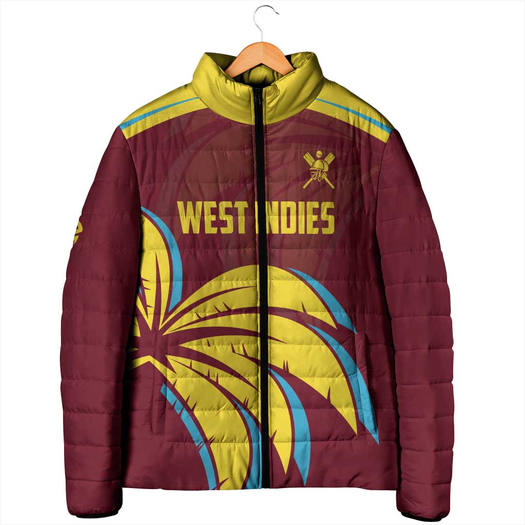 Custom Cricket 2026 West Indies Padded Jacket Windies Go Champions