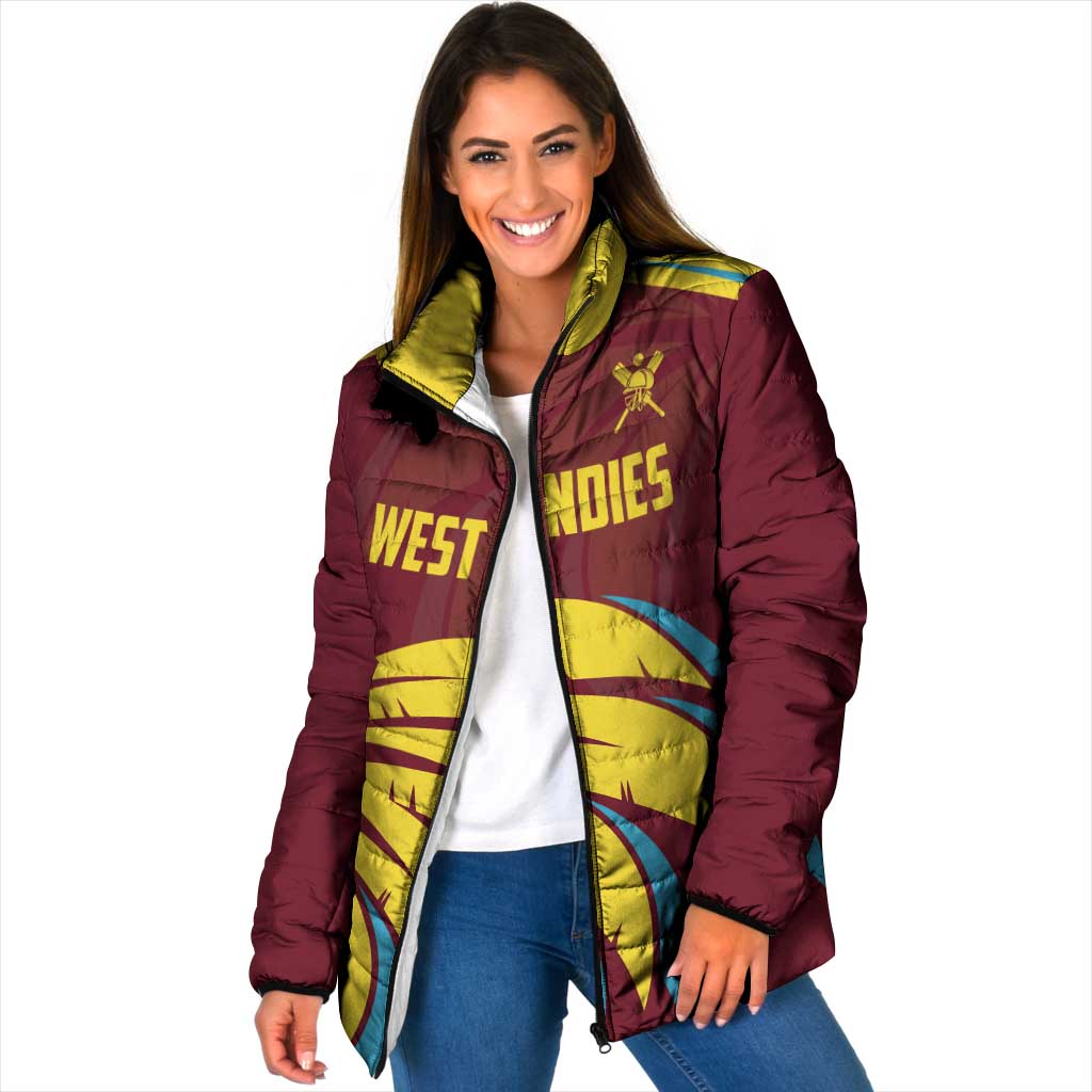 Custom Cricket 2026 West Indies Padded Jacket Windies Go Champions