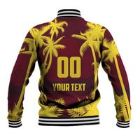 Custom Cricket 2026 West Indies Baseball Jacket WI Tropical Version