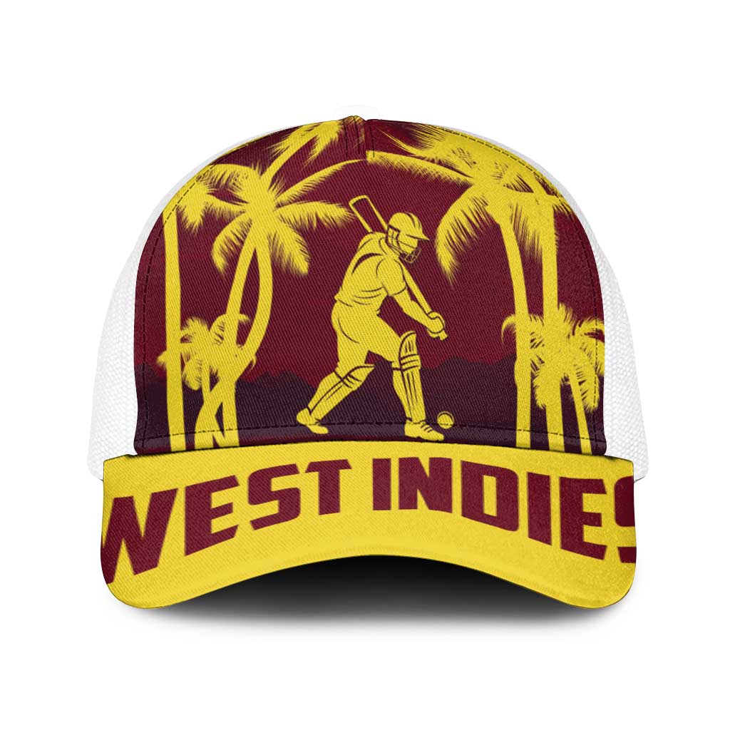 Cricket 2026 West Indies Baseball Net Cap WI Tropical Version
