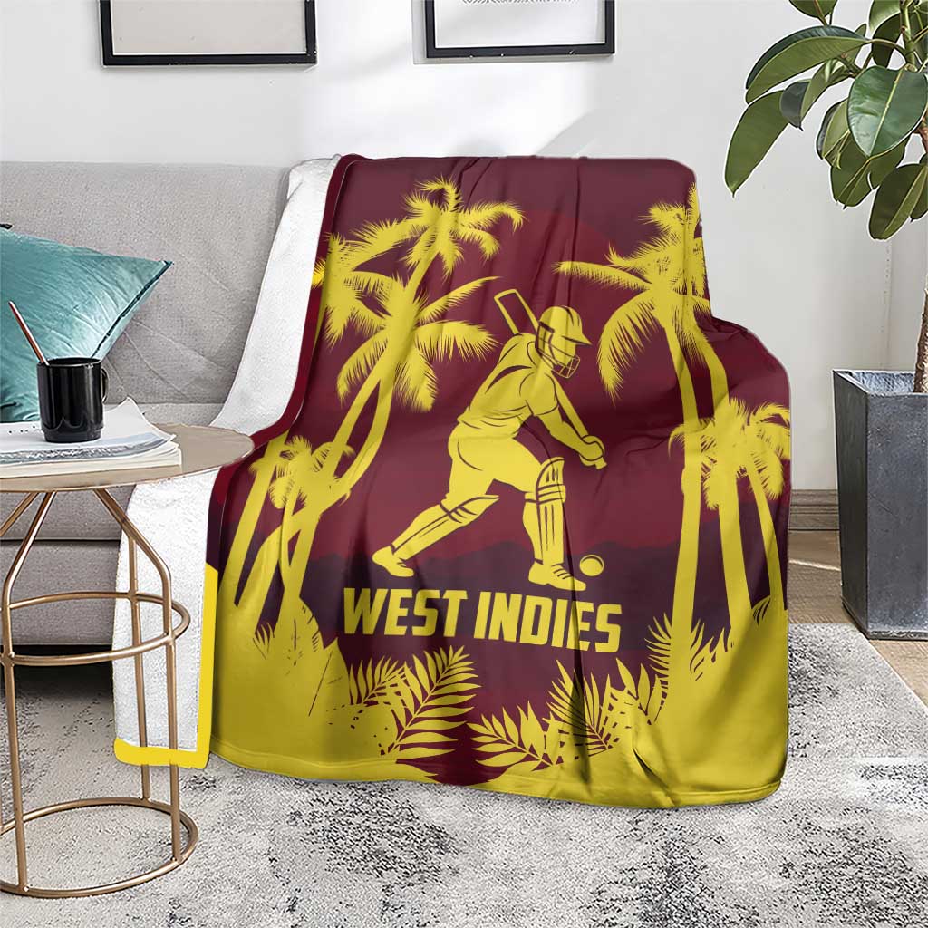 Cricket 2026 West Indies Blanket WI Tropical Version