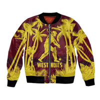Custom Cricket 2026 West Indies Bomber Jacket WI Tropical Version