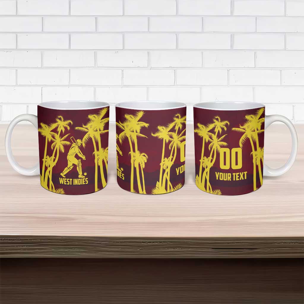 Custom Cricket 2026 West Indies Ceramic Mug WI Tropical Version