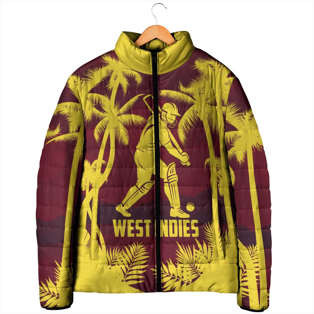 Custom Cricket 2026 West Indies Padded Jacket WI Tropical Version