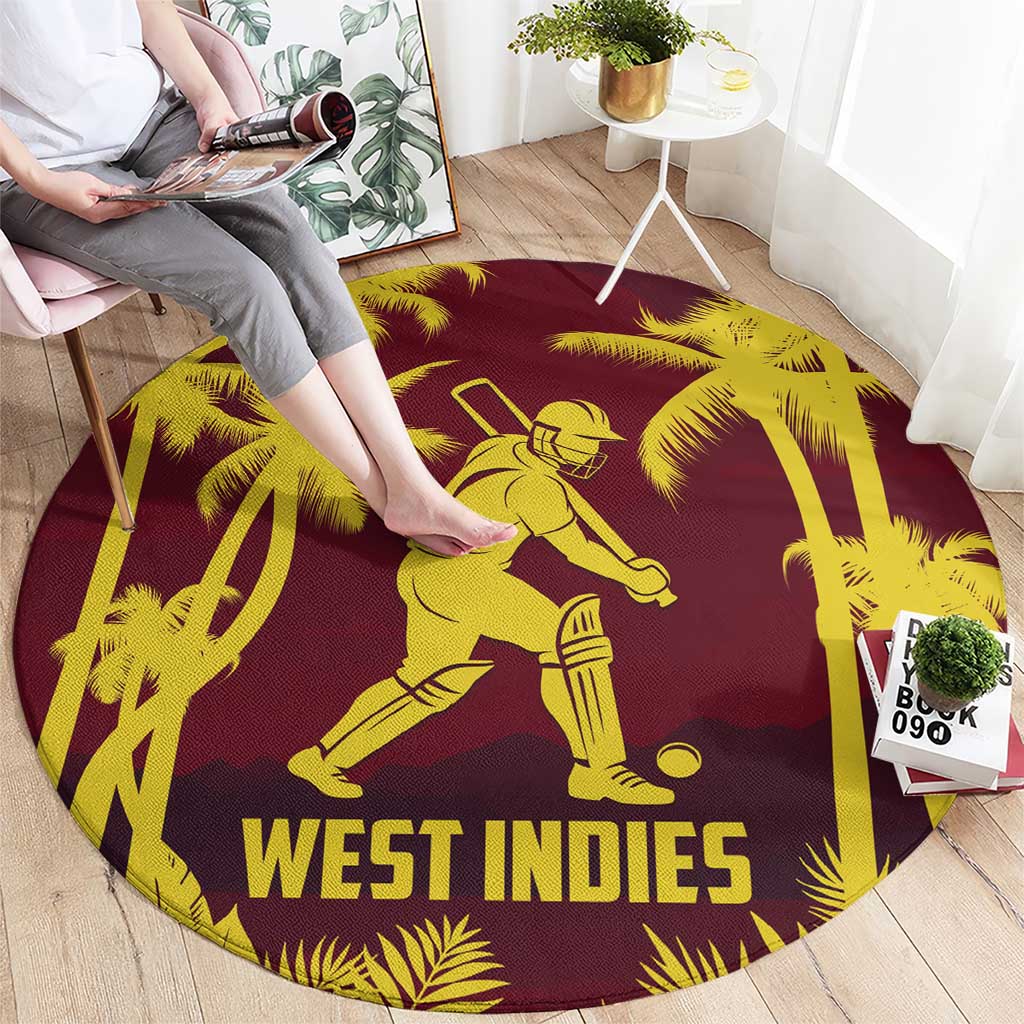 Cricket 2026 West Indies Round Carpet WI Tropical Version