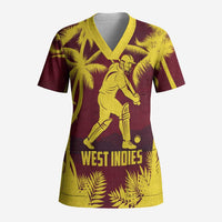 Custom Cricket 2026 West Indies Scrub Top WI Tropical Version