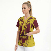 Custom Cricket 2026 West Indies Scrub Top WI Tropical Version