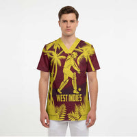 Custom Cricket 2026 West Indies Scrub Top WI Tropical Version