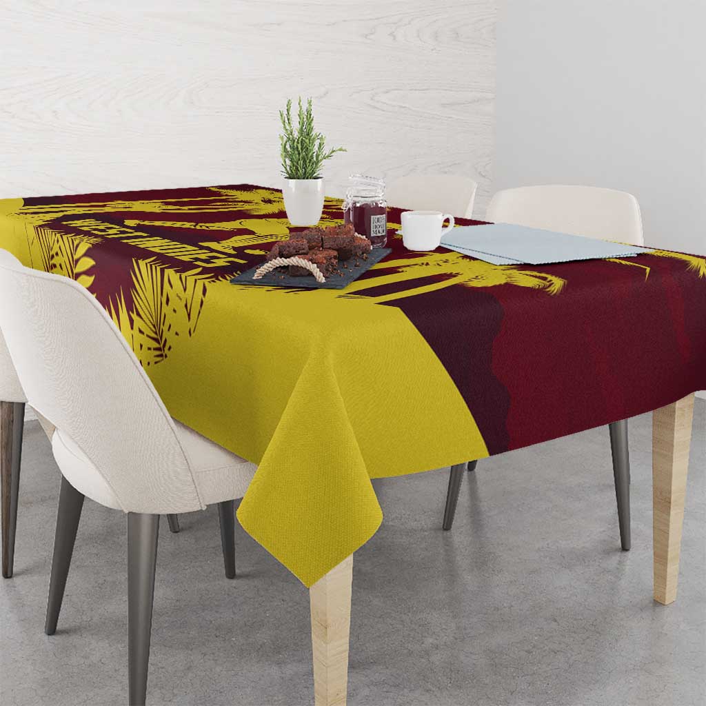 Cricket 2026 West Indies Tablecloth WI Tropical Version