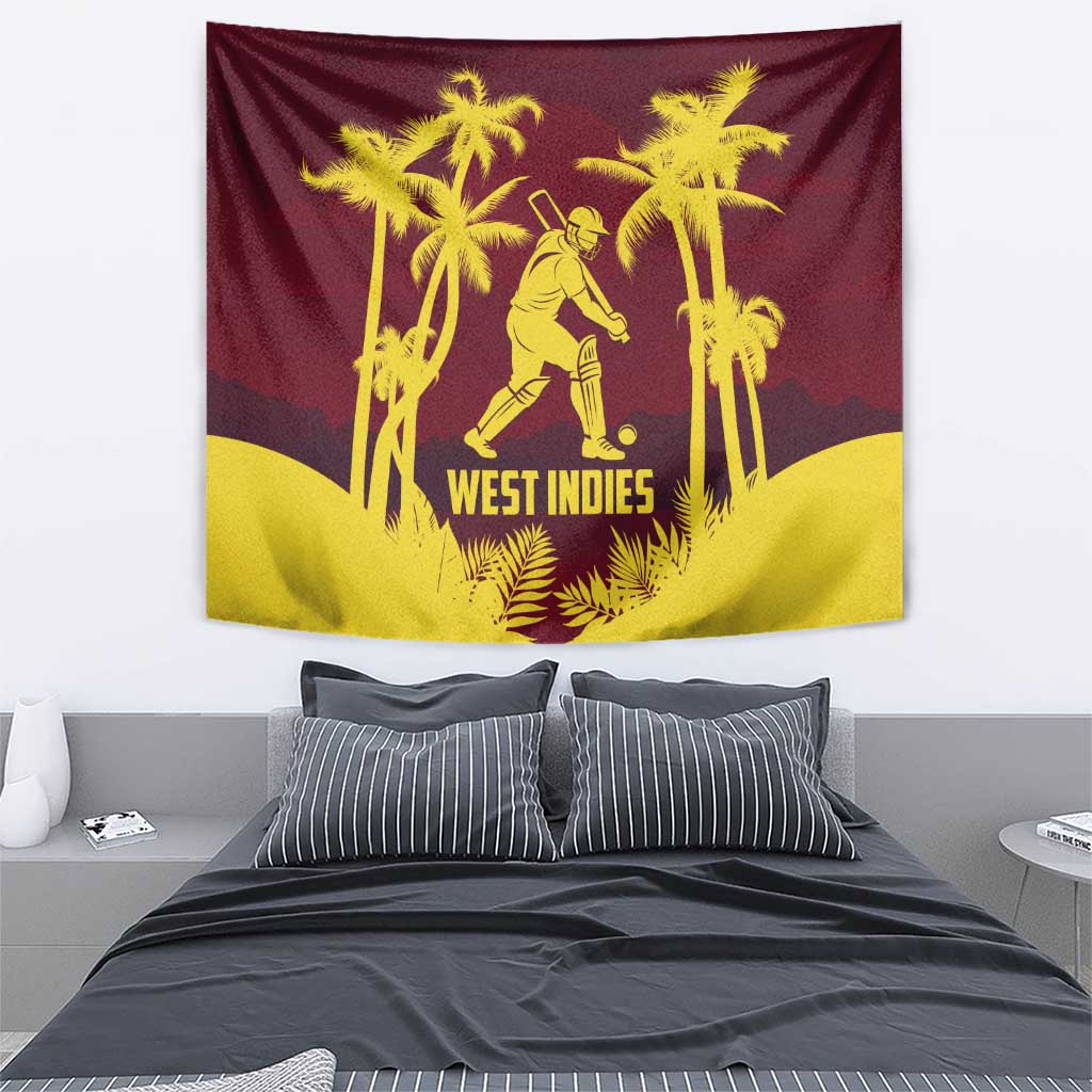 Cricket 2026 West Indies Tapestry WI Tropical Version
