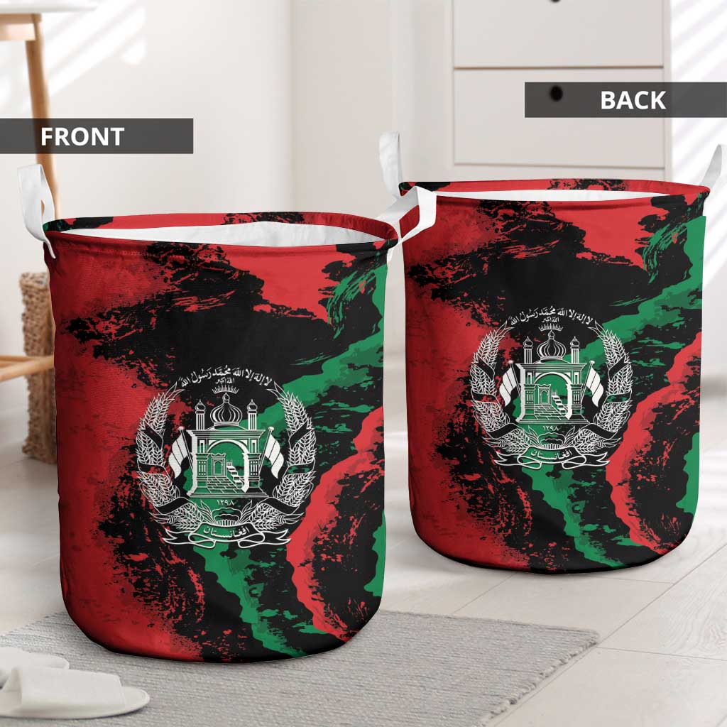 Afghanistan Laundry Basket Grunge Style