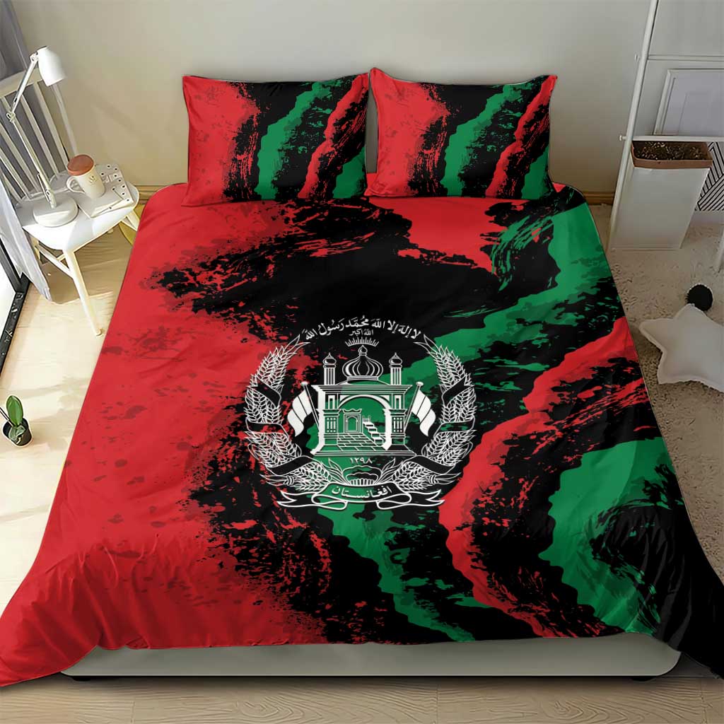 Afghanistan Bedding Set Grunge Style