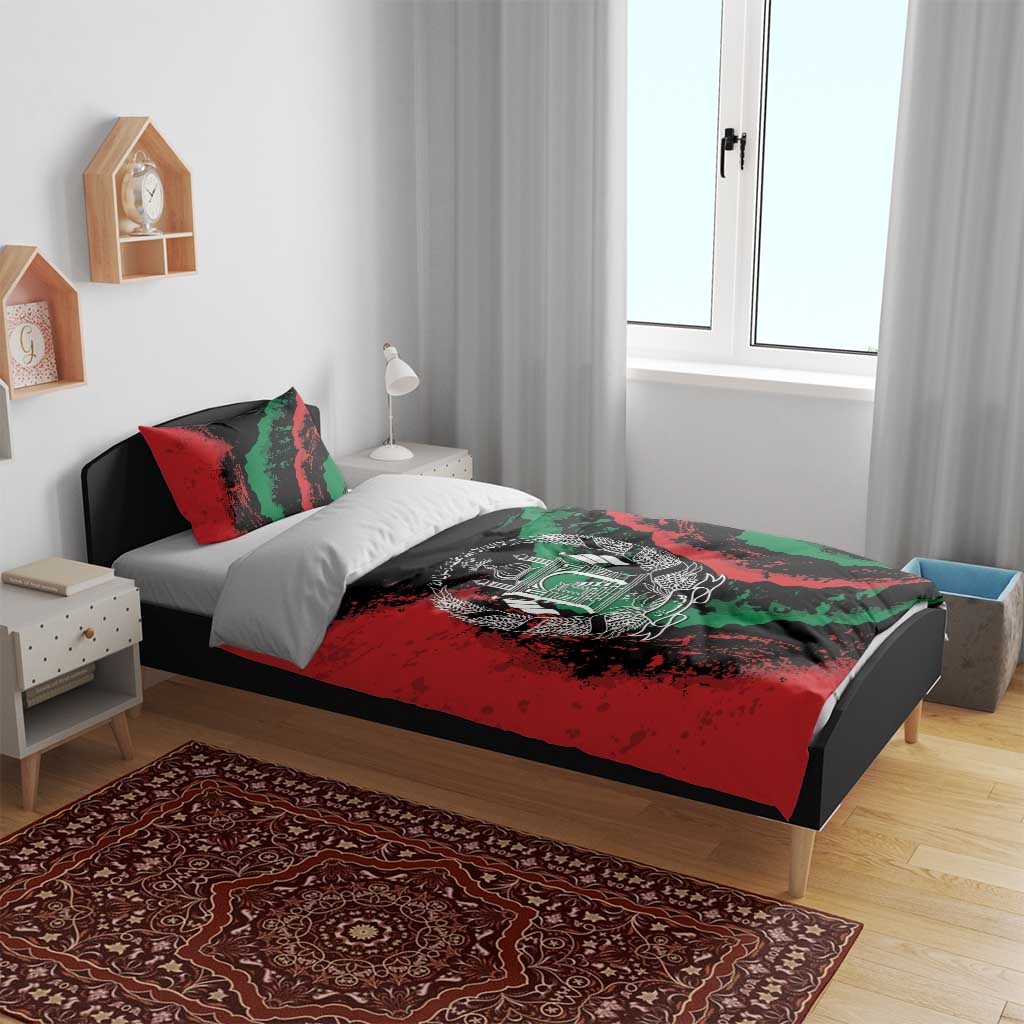 Afghanistan Bedding Set Grunge Style