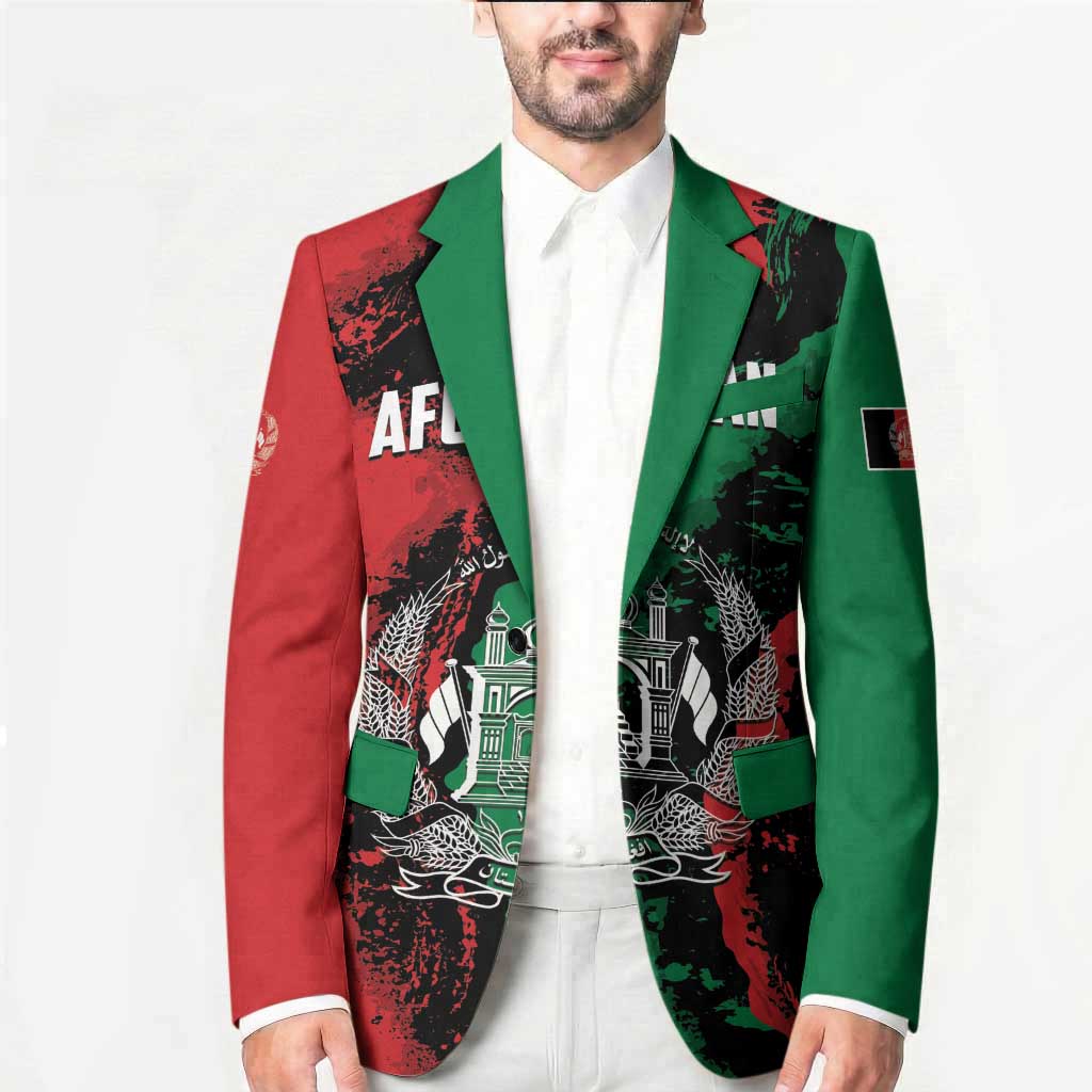 Personalized Afghanistan Blazer Grunge Style