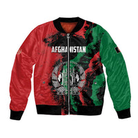 Personalized Afghanistan Bomber Jacket Grunge Style