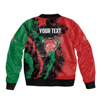 Personalized Afghanistan Bomber Jacket Grunge Style