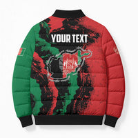 Personalized Afghanistan Bomber Puffer Jacket Grunge Style